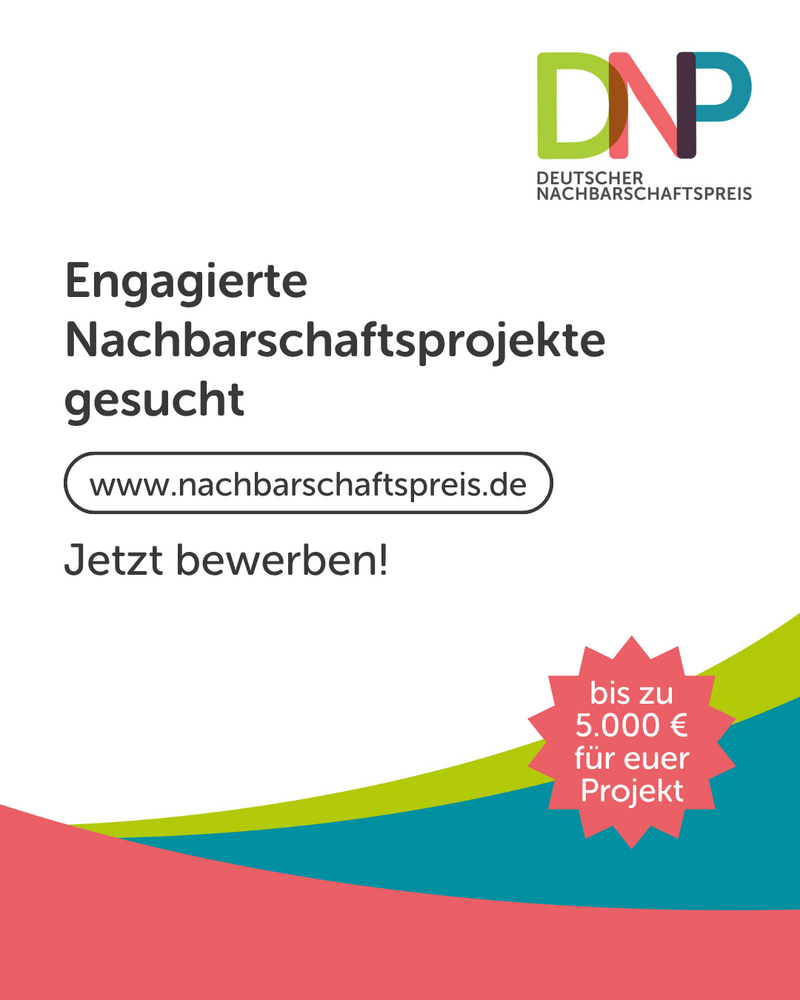 Flyer Nachbarschaftspreis