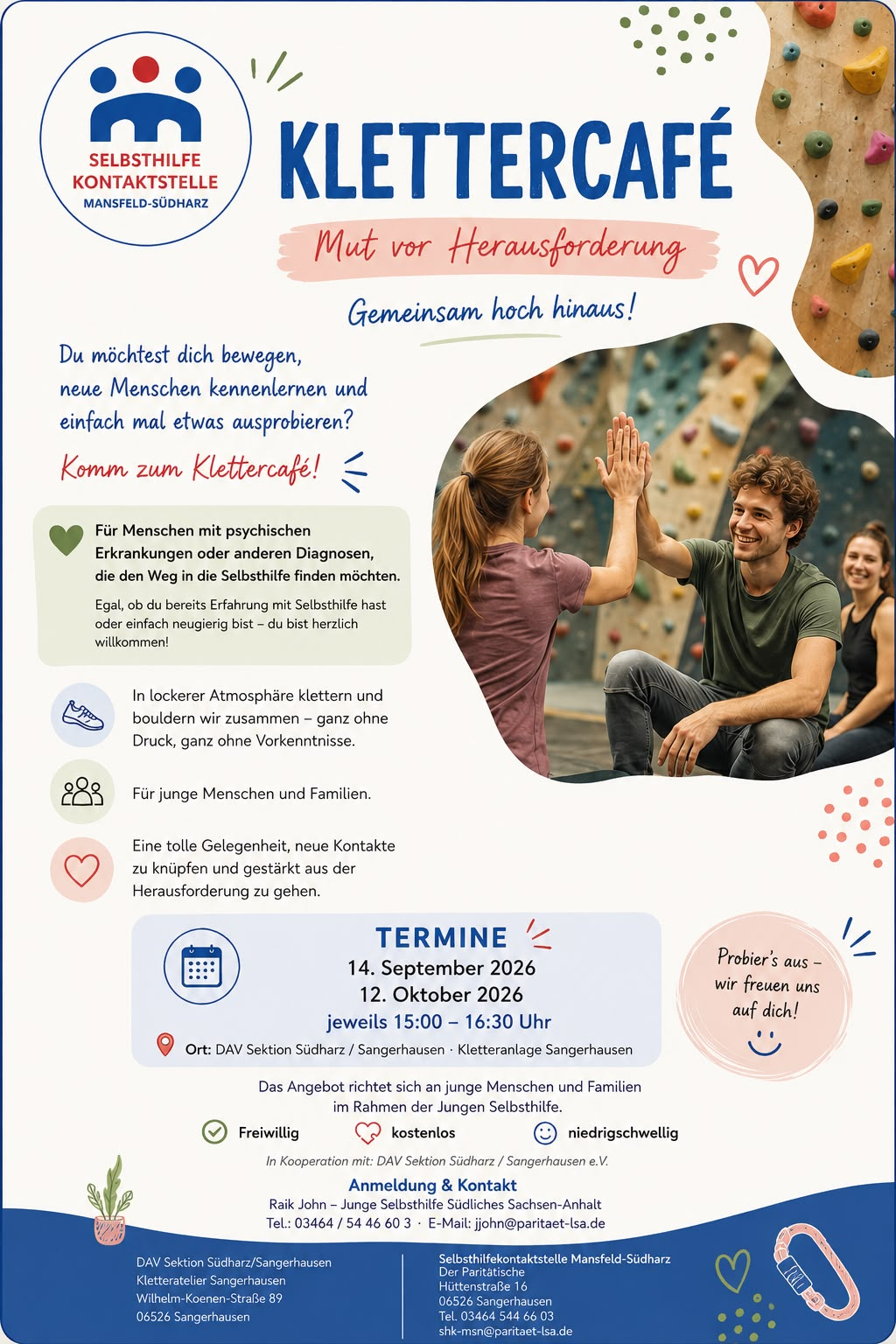 Klettercafe Flyer